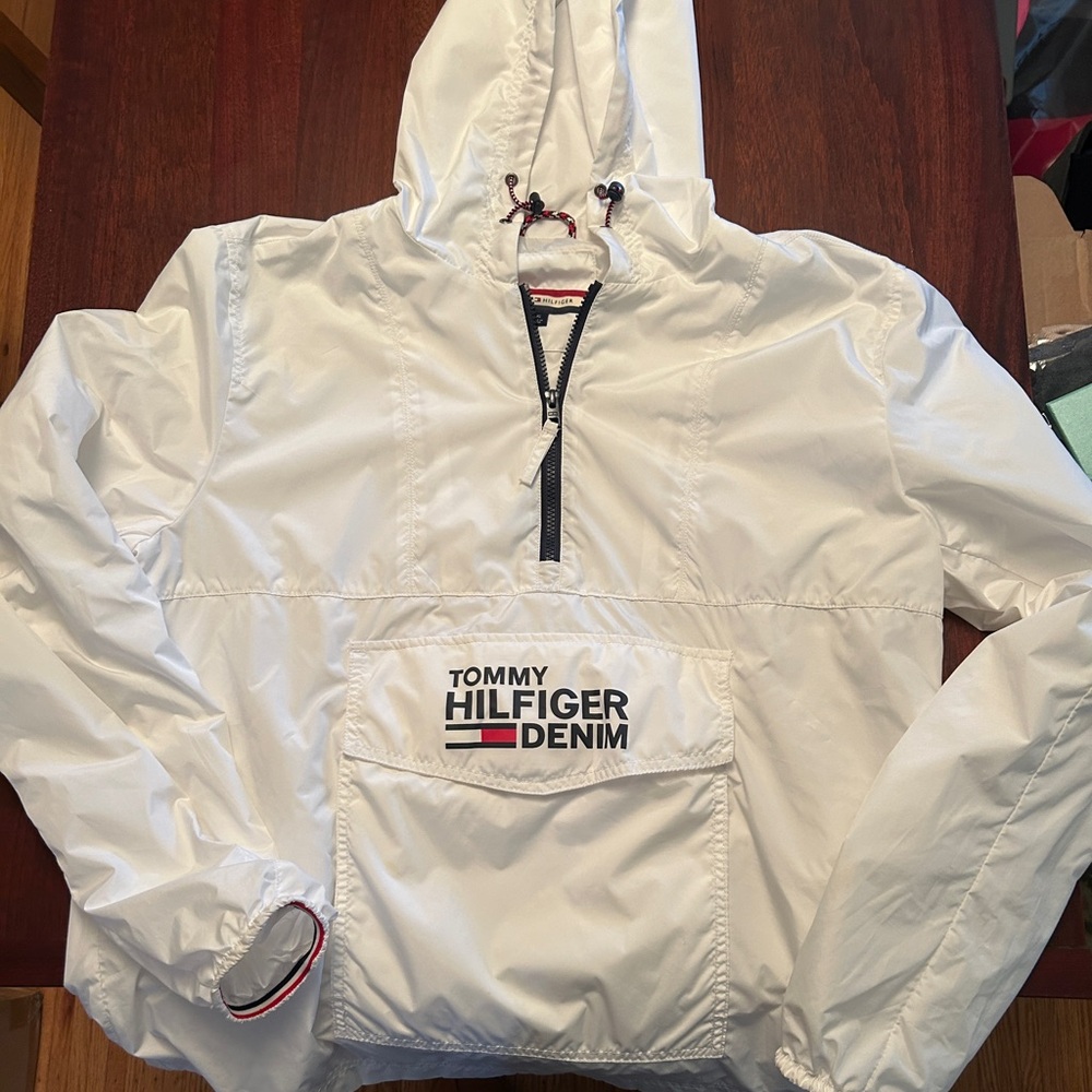 Tommy Hilfiger White Raincoat